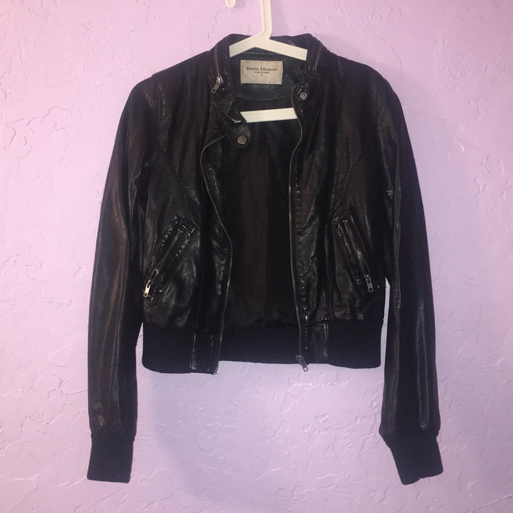 Leather jacket